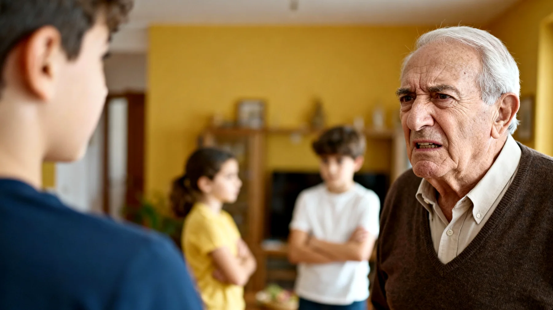 Il nonno fatica a gestire i comportamenti impulsivi e oppositivi dei nipoti bambini, che non ascoltano le sue indicazioni, rispondono male e manifestano atteggiamenti di sfida durante il tempo trascorso insieme"