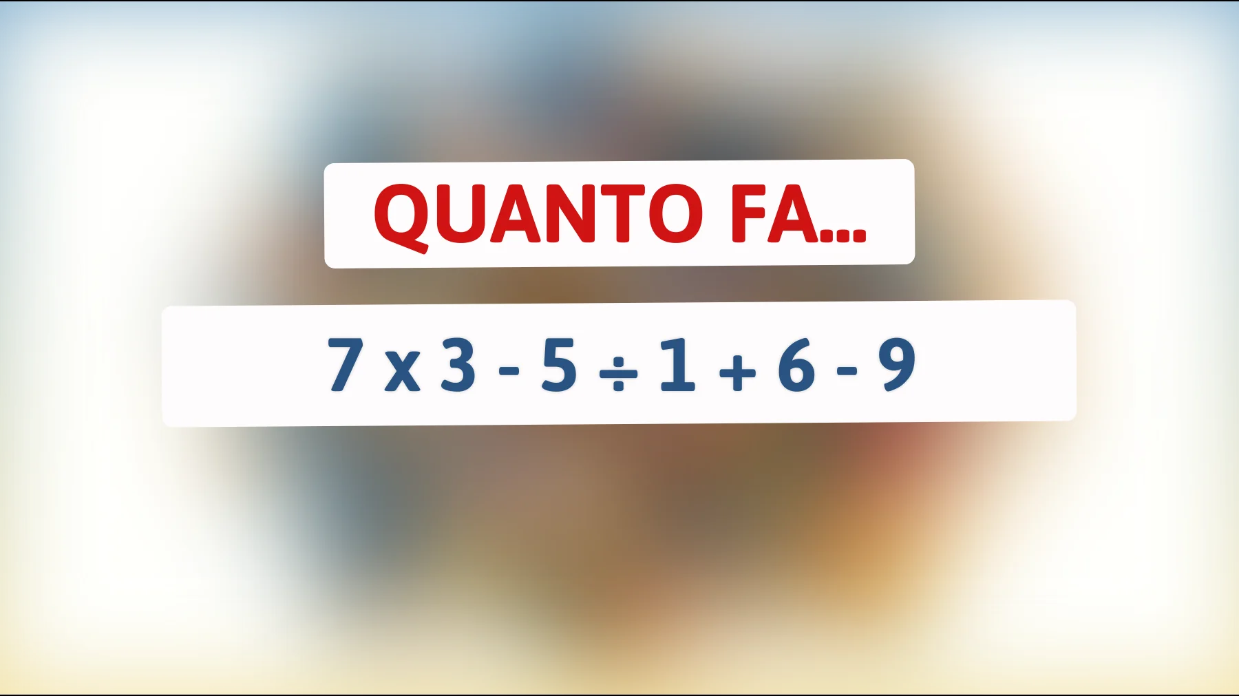 "Svelato l'indovinello matematico che solo i geni riescono a risolvere: hai il coraggio di sfidarti?""